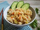 Бурый рис с овощами Бурый рис с овощами