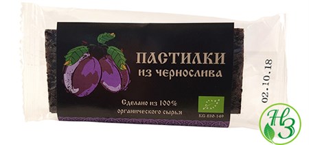Пастилки из Чернослива "Дивные яства" 40г - фото 11013