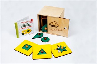 Рамки и вкладыши Монтессори (лакированная коробка) - фото 9006