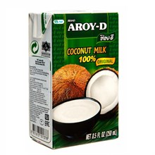 Кокосовое молоко AROY-D 17-19% 250мл - фото 9248