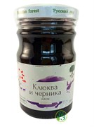 Джем из Клюквы и Черники 220г