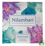 Шоколад Nilambari на овсяном молоке с клубникой 65г