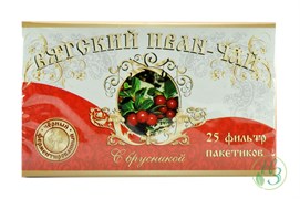 Вятский Иван-чай с брусникой в пакетиках 50г Вятский Иван-чай с брусникой в пакетиках 50г