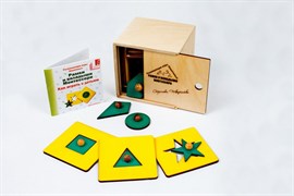 Рамки и вкладыши Монтессори (лакированная коробка)